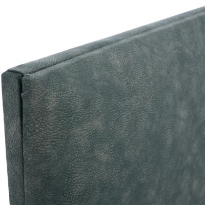 Bed Milo HM646.27, green NUBUCK-type fabric, 120x200cm