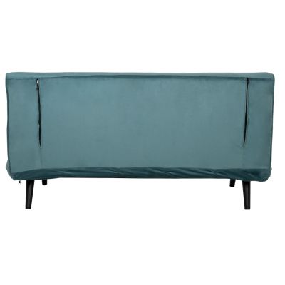 SOFABED FOR 2 PEOPLE ASMA HM3077.15 VELVET IN MINT COLOR 140x80x77Hcm.