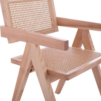 WOODEN CHAIR BLAIRE WITH ARMS HM8916.01 52x50x80Y cm.