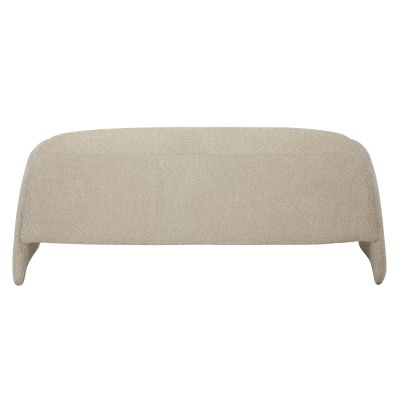 SOFA 2-SEATER LAFORGE HM9680.03 METAL FRAME-BEIGE BOUCLE FABRIC 160x80x63Hcm.