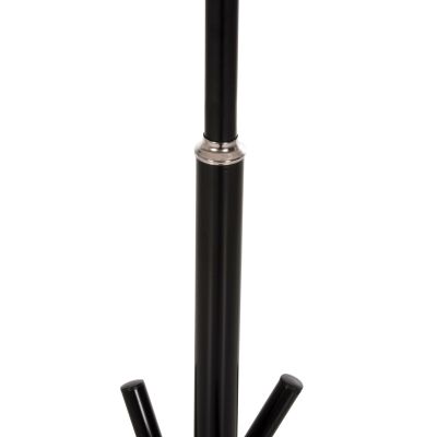 FLOOR STANDING HANGER HM9575.01 METALLIC IN BLACK COLOR-7 HANGING POSITIONS 41x41x176Hcm.