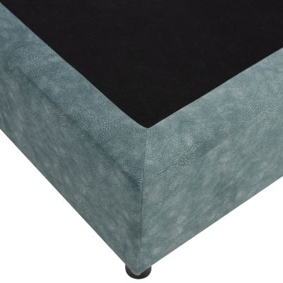 HM648.27 bed, light green nubuck-type fabric, 120x200