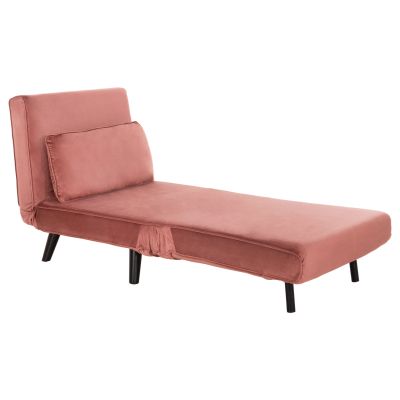 ARMCHAIR-BED BRAXTON HM8425.22 DUSTY PINK VELVET 78x88x78Hcm.