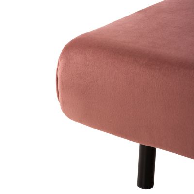 ARMCHAIR-BED BRAXTON HM8425.22 DUSTY PINK VELVET 78x88x78Hcm.