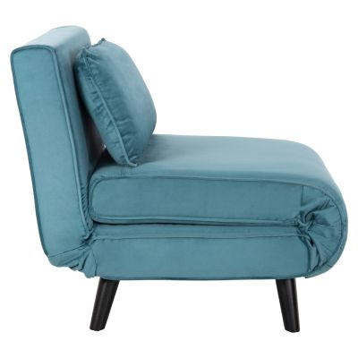 ARMCHAIR-BED BRAXTON HM8425.25 MINT-COLORED VELVET 78x88x78Hcm.