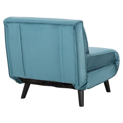 ARMCHAIR-BED BRAXTON HM8425.25 MINT-COLORED VELVET 78x88x78Hcm.