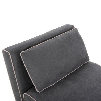 ARMCHAIR-BED BRAXTON HM8425.10 DARK GREY FABRIC 78x88x78Hcm.