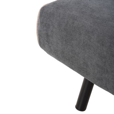 ARMCHAIR-BED BRAXTON HM8425.10 DARK GREY FABRIC 78x88x78Hcm.