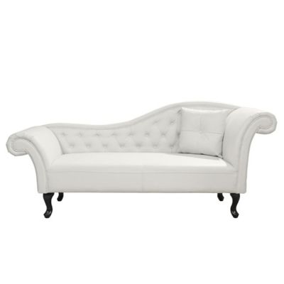 Макара T. Chesterfield Niovi HM3008.02 Бяло дясно рамо 190x61x84cm