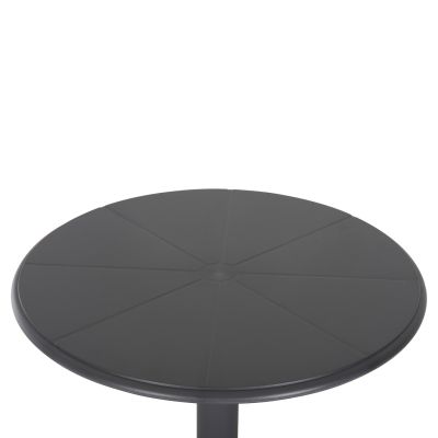 BAR TABLE ROUND TERRIN HM6126.20 POLYPROPYLENE GREY Φ60x106Hcm.