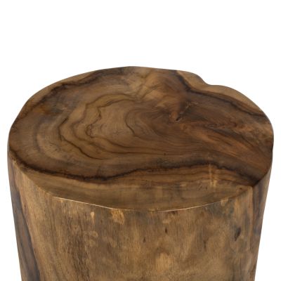 3-LEG STOOL SOLID TEAK NATURAL COLOR Φ30x40Hcm.HM9349