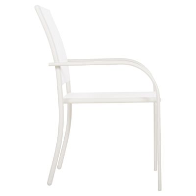 ВЪНШНО КРЕСЛО REDAN HM5976.02 БЯЛ МЕТАЛ-БЯЛ ТЕКСТИЛЕН 56x60x88Hcm.