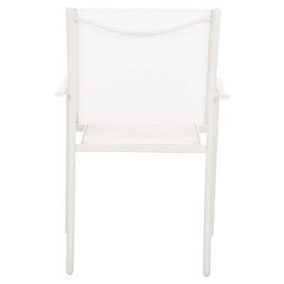 ВЪНШНО КРЕСЛО REDAN HM5976.02 БЯЛ МЕТАЛ-БЯЛ ТЕКСТИЛЕН 56x60x88Hcm.