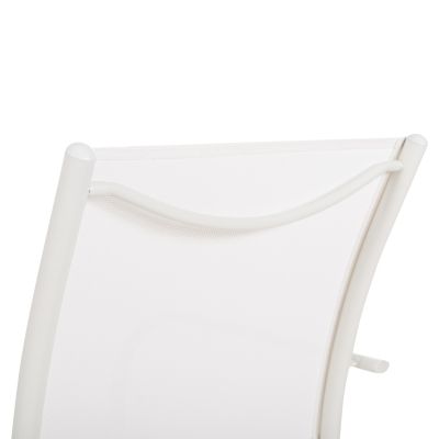ВЪНШНО КРЕСЛО REDAN HM5976.02 БЯЛ МЕТАЛ-БЯЛ ТЕКСТИЛЕН 56x60x88Hcm.
