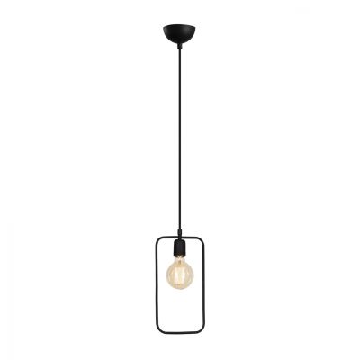 METALLIC PENDANT LIGHT BLACK HM7258 15Χ6Χ123 cm.