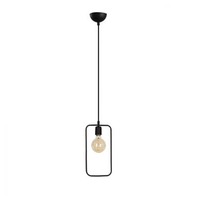 METALLIC PENDANT LIGHT BLACK HM7258 15Χ6Χ123 cm.