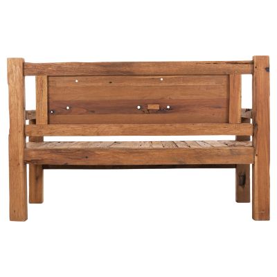 BENCH 3-SEATER THREEWAY HM9454.01 RECYCLED MIX WOOD 159.5x80x100Hcm.