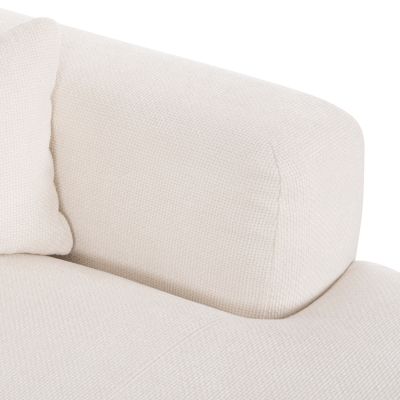 CORNER SOFA BRICKEN HM3275.02R WHITE FABRIC 110-282x98-160x72Hcm.