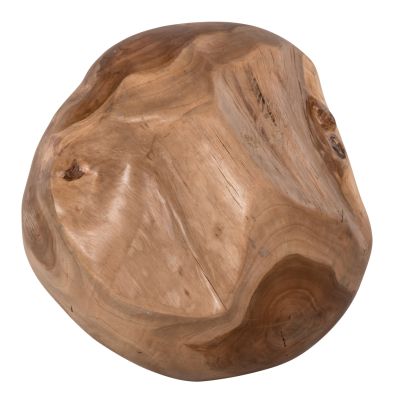 FLOOR DECORATION CLEM HM9653 SPHERE MADE OF SOLID TEAK WOOD-MEDIUM SIZE Φ40cm.