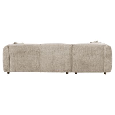 CORNER SOFA (LEFT) TREAT HM3277.01L BEIGE FABRIC 270x163x74Hcm.