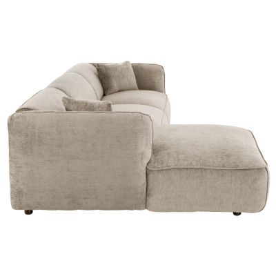 CORNER SOFA (LEFT) TREAT HM3277.01L BEIGE FABRIC 270x163x74Hcm.