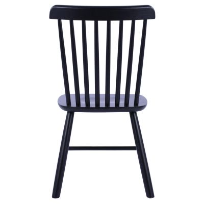 DINING CHAIR LUCIEN HM8645.02 BEECH WOOD IN BLACK MATTE COLOR 48x54x86H cm