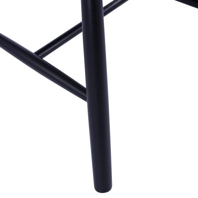 DINING CHAIR LUCIEN HM8645.02 BEECH WOOD IN BLACK MATTE COLOR 48x54x86H cm