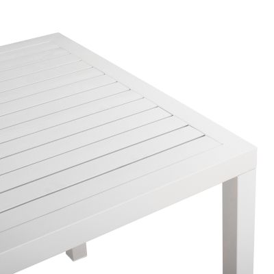 Aluminum Table 80x80 White HM5572.01