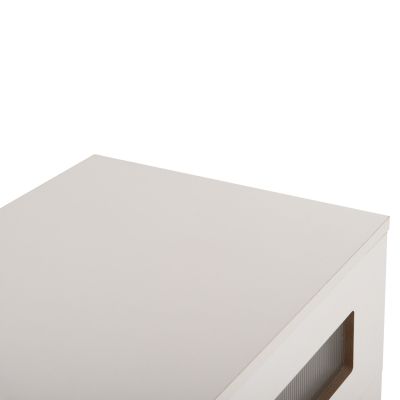 CHEST OF DRAWERS THORGAN HM9881.03 MELAMINE IN WHITE-5 DRAWERS 80Χ40Χ100Hcm.