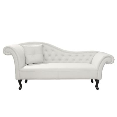 Макара T. Chesterfield Niovi HM3007.02 Бяло ляво рамо 190x61x84cm