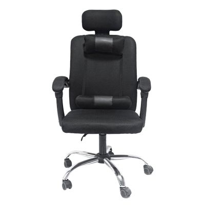 OFFICE CHAIR CRONER HM1196.01 BLACK MESH-BLACK METAL BASE-NYLON FRAME 58x99x120Hcm.