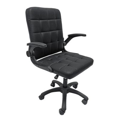 OFFICE CHAIR PORTIMA HM1197.01 BLACK PVC-NYLON FRAME & BASE 69x53x98Hcm.