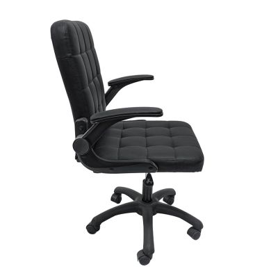 OFFICE CHAIR PORTIMA HM1197.01 BLACK PVC-NYLON FRAME & BASE 69x53x98Hcm.