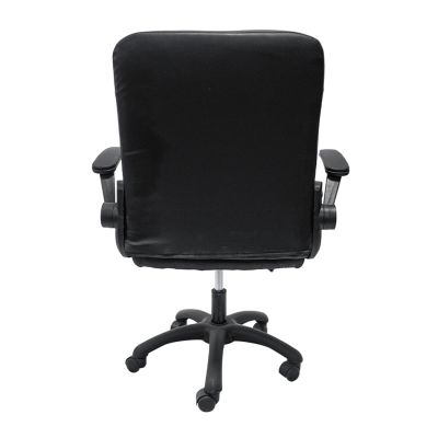 OFFICE CHAIR PORTIMA HM1197.01 BLACK PVC-NYLON FRAME & BASE 69x53x98Hcm.