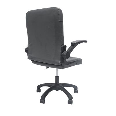 OFFICE CHAIR PORTIMA HM1197.03 GREY PVC-BLACK NYLON FRAME & BASE 69x53x98Hcm.