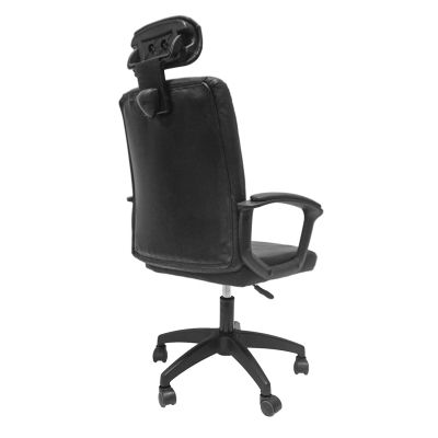 OFFICE CHAIR NIMBLE HM1199.01 BLACK PVC-BLACK NYLON FRAME AND BASE 51x61x130Hcm.