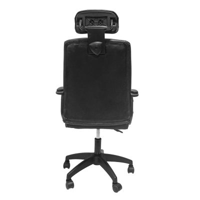 OFFICE CHAIR NIMBLE HM1199.01 BLACK PVC-BLACK NYLON FRAME AND BASE 51x61x130Hcm.