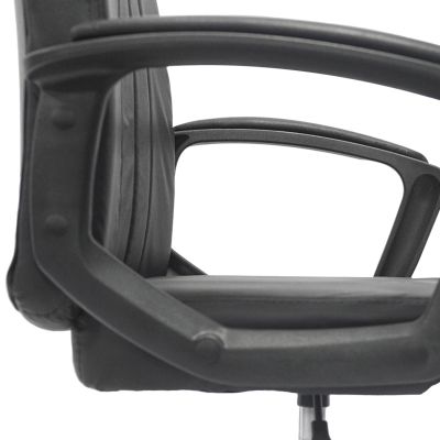 OFFICE CHAIR NIMBLE HM1199.01 BLACK PVC-BLACK NYLON FRAME AND BASE 51x61x130Hcm.