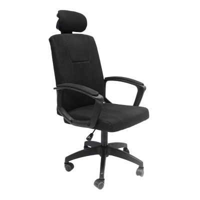 OFFICE CHAIR NIMBLE HM1199.11 BLACK FABRIC-BLACK NYLON FRAME AND BASE 51x61x130Hcm.