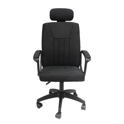 OFFICE CHAIR NIMBLE HM1199.11 BLACK FABRIC-BLACK NYLON FRAME AND BASE 51x61x130Hcm.