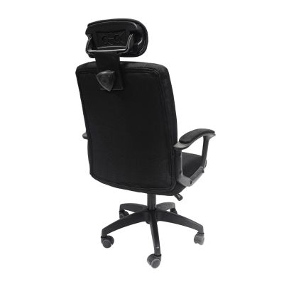 OFFICE CHAIR NIMBLE HM1199.11 BLACK FABRIC-BLACK NYLON FRAME AND BASE 51x61x130Hcm.