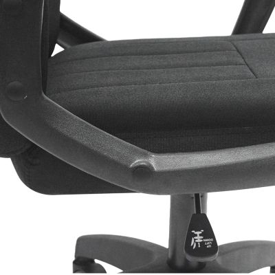 OFFICE CHAIR NIMBLE HM1199.11 BLACK FABRIC-BLACK NYLON FRAME AND BASE 51x61x130Hcm.