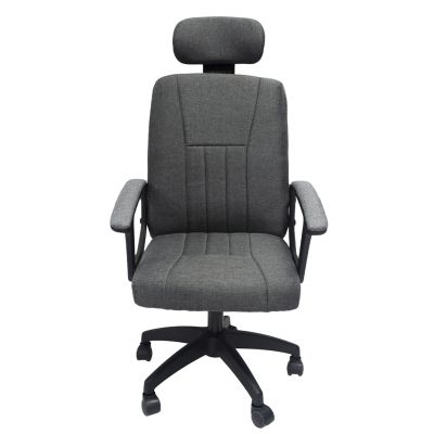 OFFICE CHAIR NIMBLE HM1199.12 GREY FABRIC-BLACK NYLON FRAME AND BASE 51x61x130Hcm.