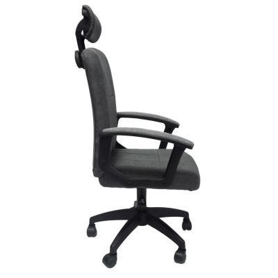 OFFICE CHAIR NIMBLE HM1199.12 GREY FABRIC-BLACK NYLON FRAME AND BASE 51x61x130Hcm.