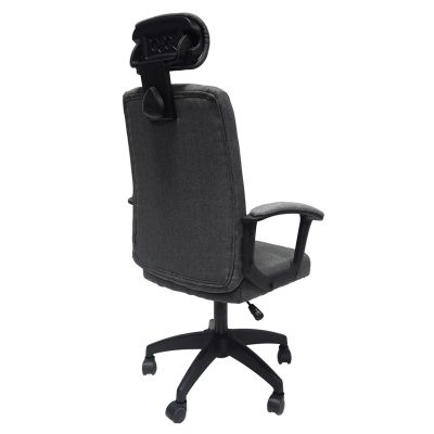 OFFICE CHAIR NIMBLE HM1199.12 GREY FABRIC-BLACK NYLON FRAME AND BASE 51x61x130Hcm.