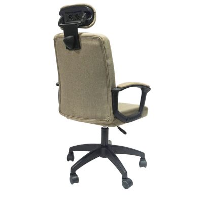 OFFICE CHAIR NIMBLE HM1199.13 KHAKI FABRIC-BLACK NYLON FRAME AND BASE 51x61x130Hcm.