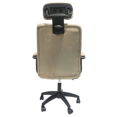 OFFICE CHAIR NIMBLE HM1199.13 KHAKI FABRIC-BLACK NYLON FRAME AND BASE 51x61x130Hcm.