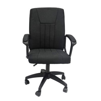 OFFICE CHAIR NIM HM1200.11 BLACK FABRIC-BLACK NYLON FRAME AND BASE 51x61x125Hcm.