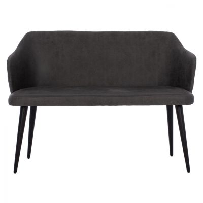 SOFA 2-SEATER PROFESSIONAL CARLOS FB99273.11 GREY T.NUBUCK - WOODEN LEGS 119x60x84Hcm.