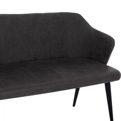 SOFA 2-SEATER PROFESSIONAL CARLOS FB99273.11 GREY T.NUBUCK - WOODEN LEGS 119x60x84Hcm.